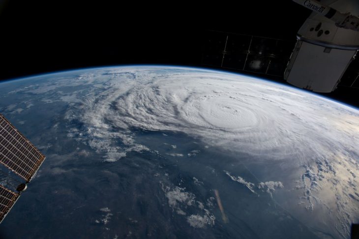 Huracán Harvey desde el espacio