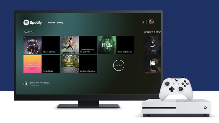 Spotify en xbox one