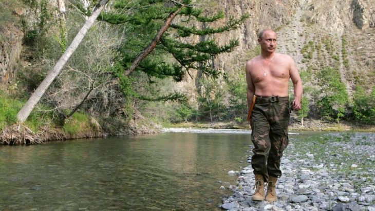 Vladimir Putin de vacaciones