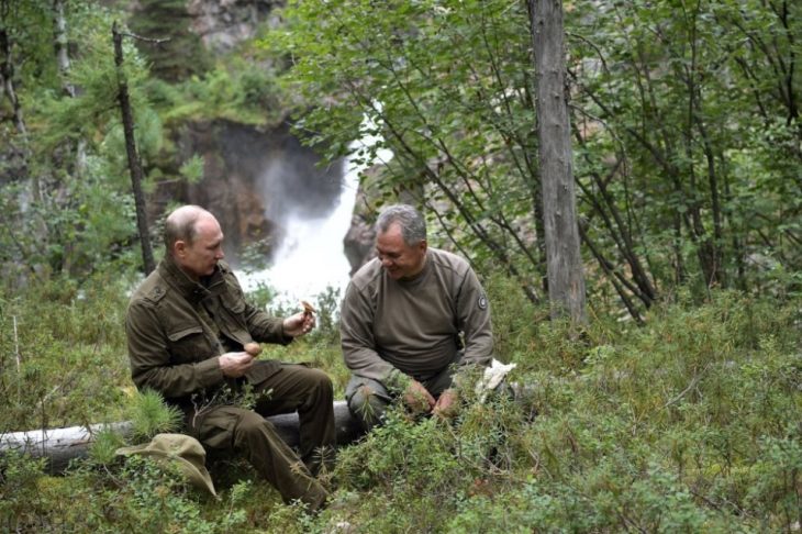 Vladimir Putin de vacaciones