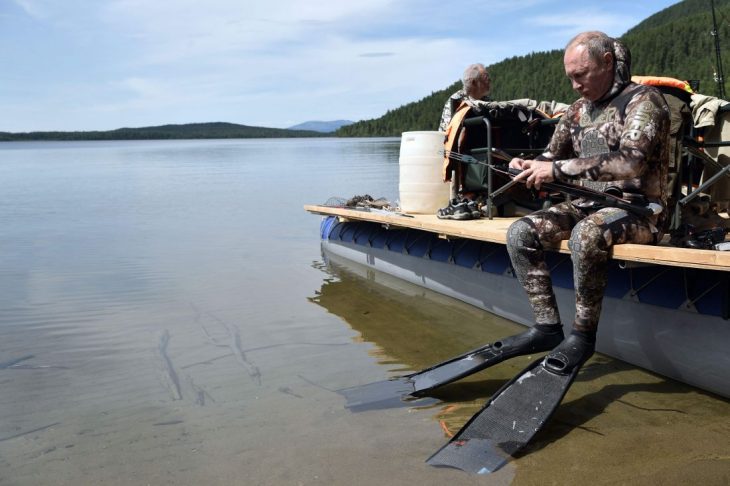 Vladimir Putin de vacaciones