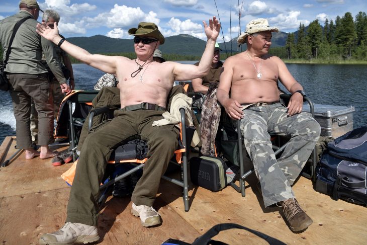 Vladimir Putin de vacaciones