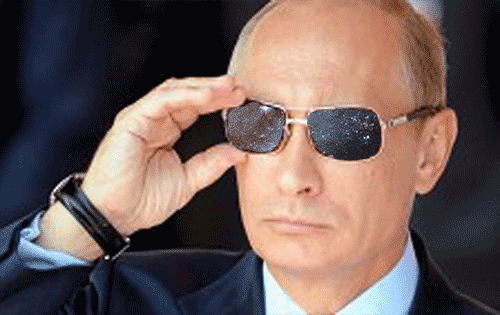 Putin usa lentes