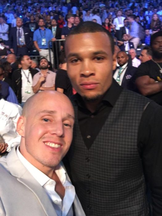 Selfies en pelea de Mayweather