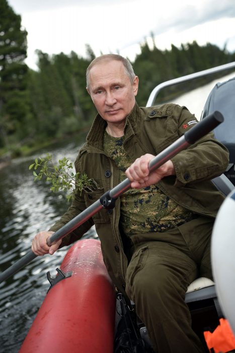 Vladimir Putin de vacaciones