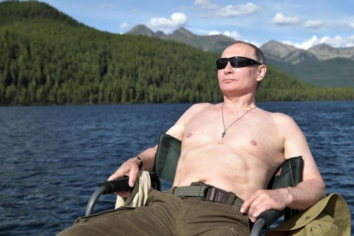 Vladimir Putin de vacaciones