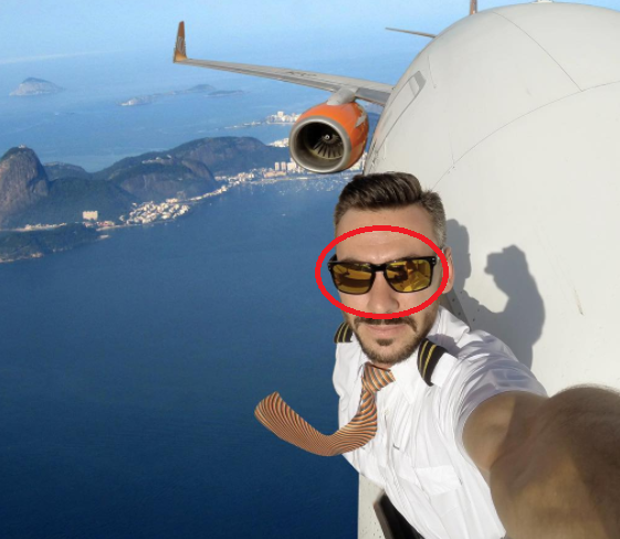 piloto selfie