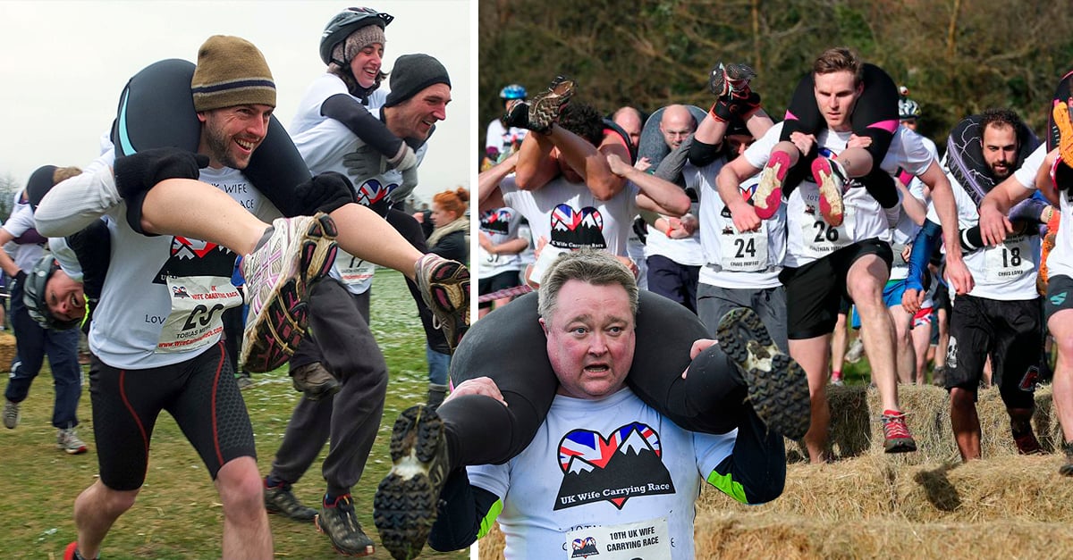 Carrera donde las esposas son, literalmente, una carga.