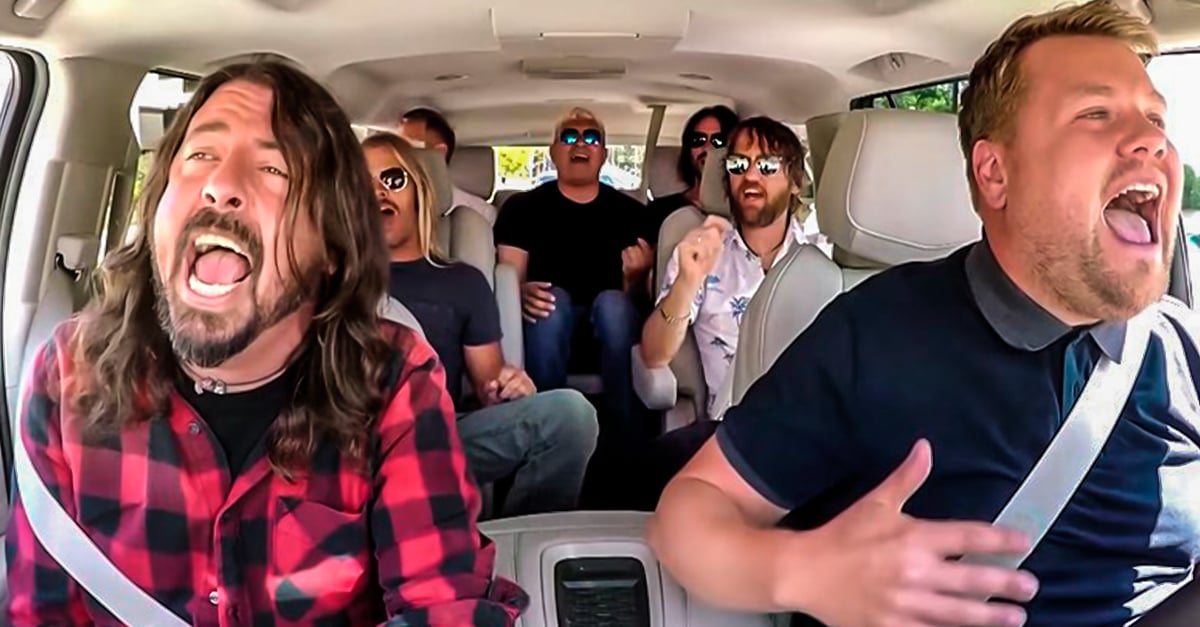 El ‘carpool karaoke’ de los Foo Fighters es el mejor de todos