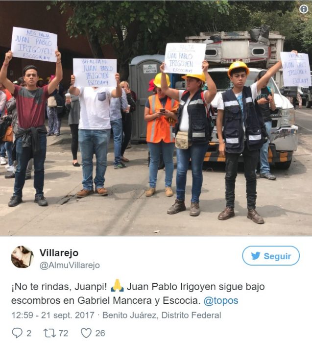 millennials ayuda sismo