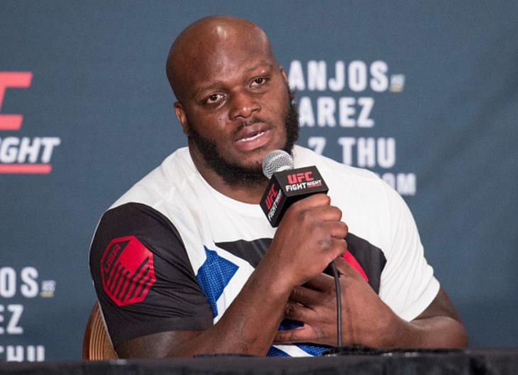 Derrick Lewis en rueda de prensa