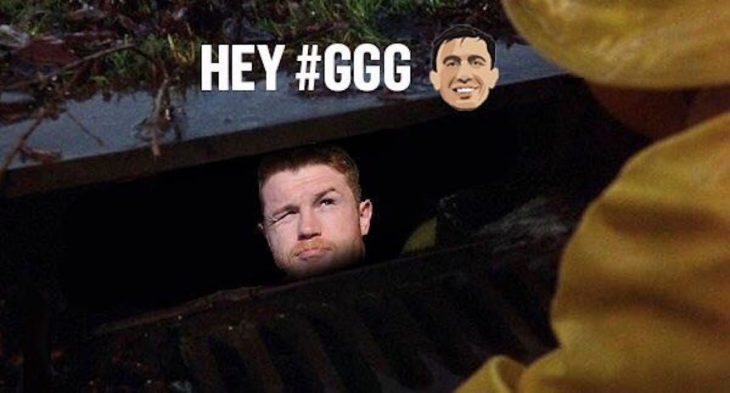 pelea canelo Golovkin meme