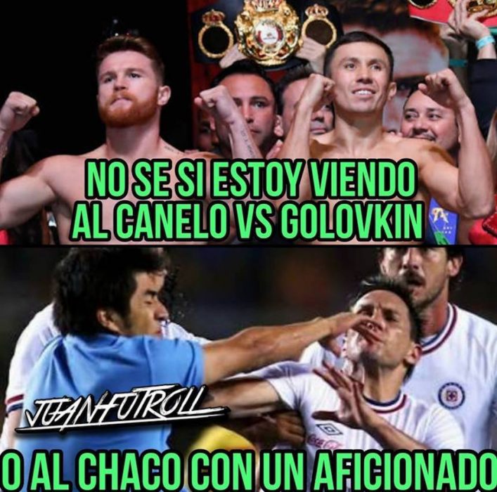 pelea canelo Golovkin meme