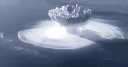 Explosión de bomba atómica