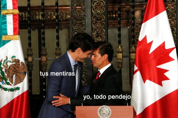 Memes Peña Nieto Trudeau