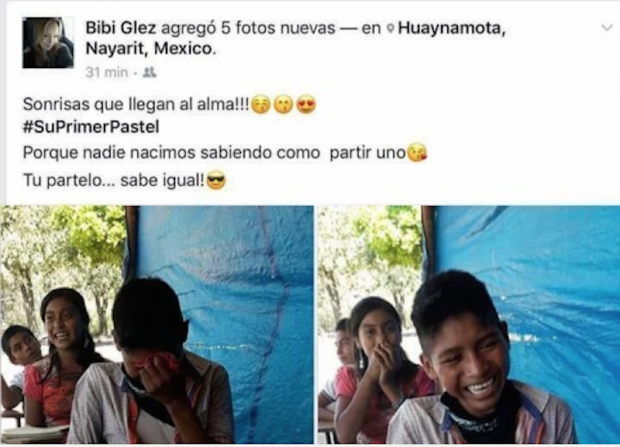 niño llora pastel nayarit