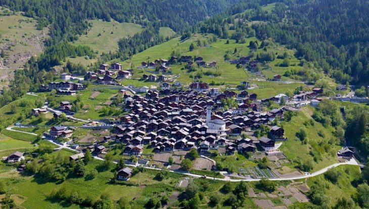 Albinen, pueblo en Suiza