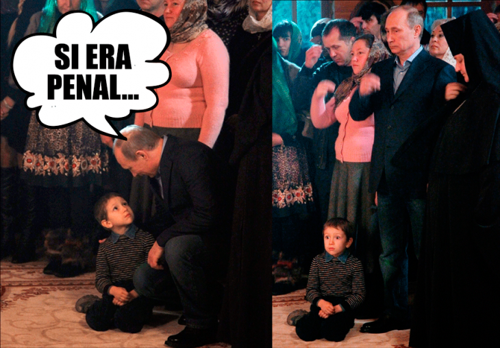 putin asusta niño