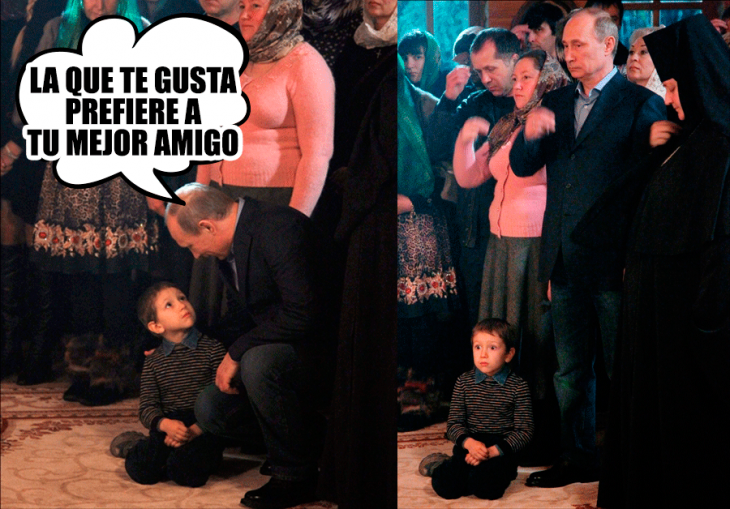 putin asusta niño