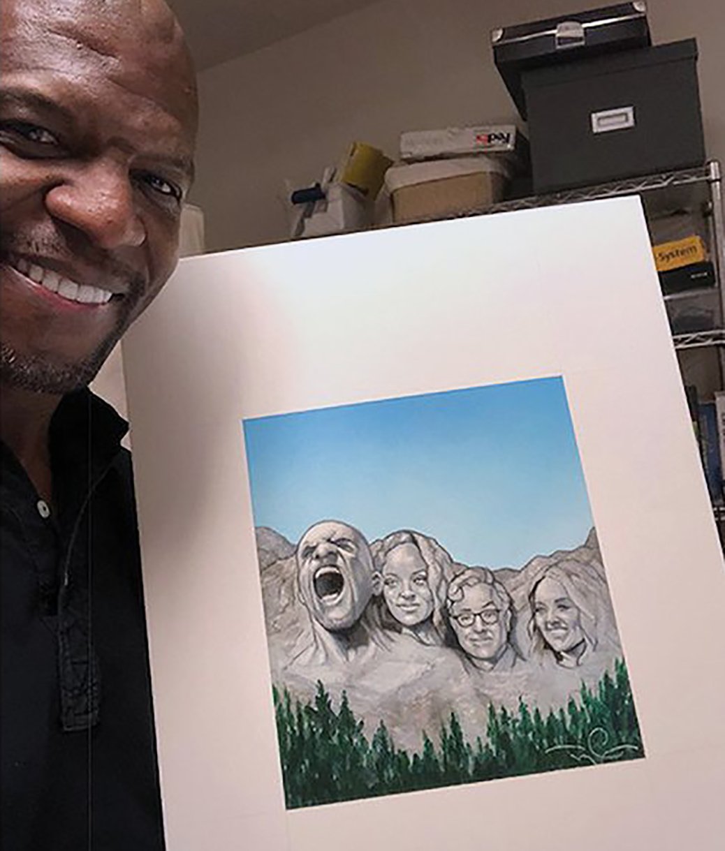 painting terry crews art painting inspired.