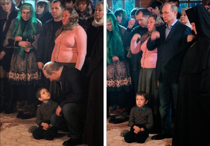 putin asusta niño