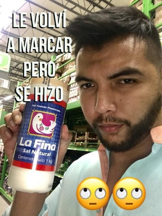 Historia con productos de supermercado