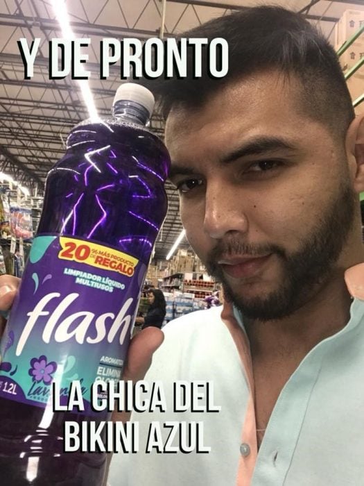 Historia con productos de supermercado