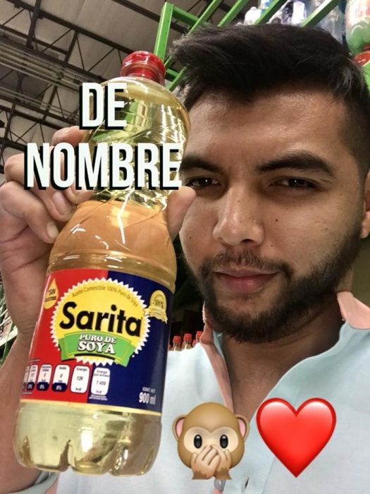 Historia con productos de supermercado