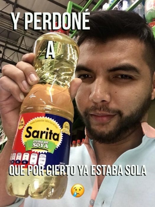 Historia con productos de supermercado