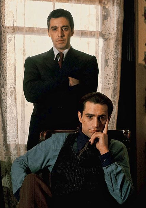 Al Pacino y Robert de Niro en El Padrino II