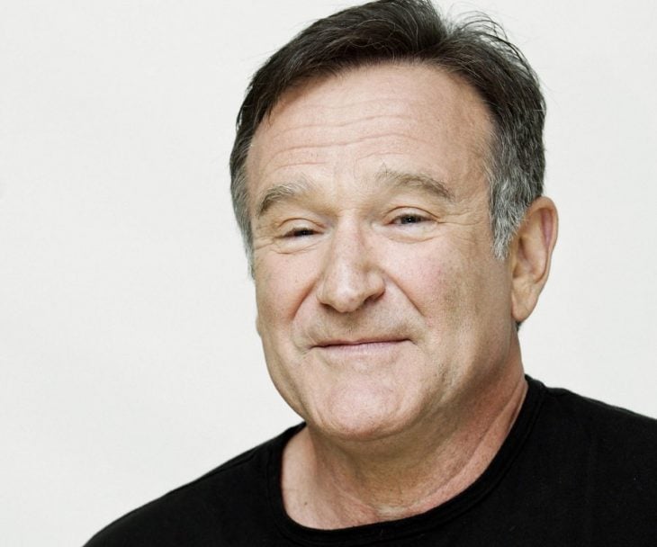 Robin Williams sonríe