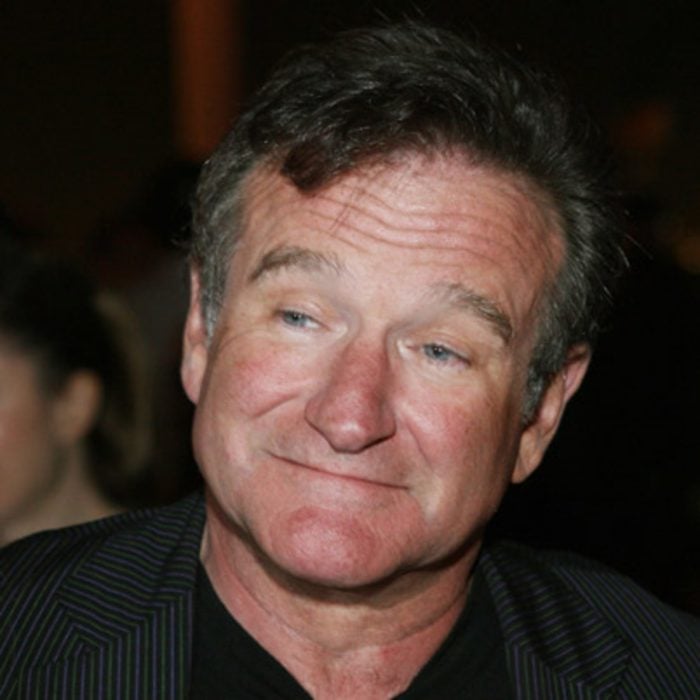 Robin Williams hace mueca