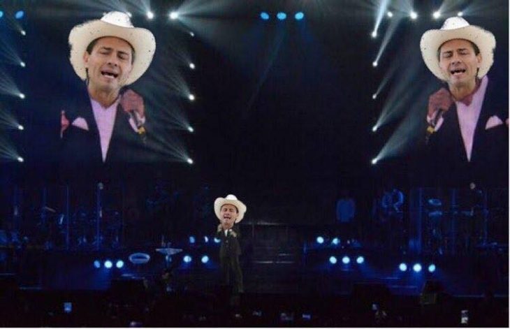 peña canta sombrero meme