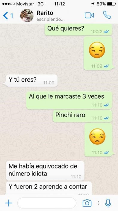 Conversación extraña