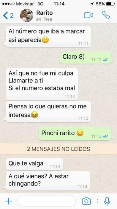 Conversación extraña