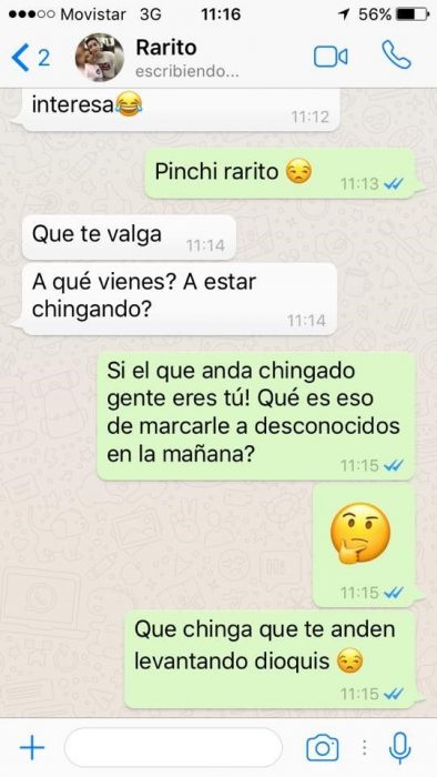 Conversación extraña