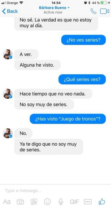 Conversación en Internet