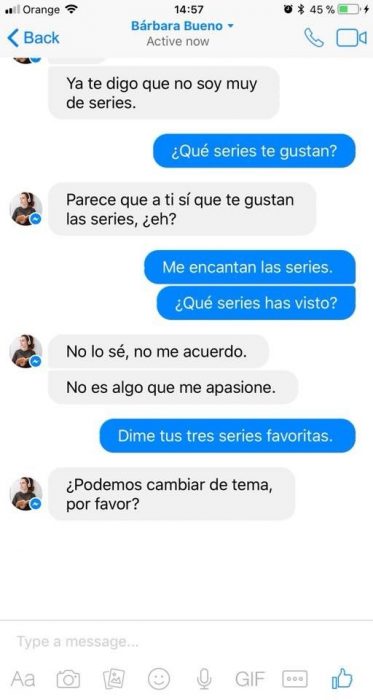 Conversación en Internet