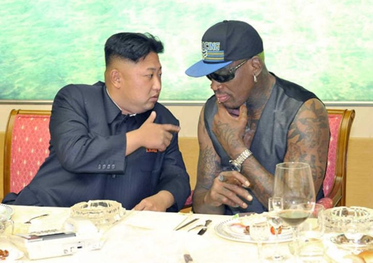 Kim Jong un con Dennis Rodman