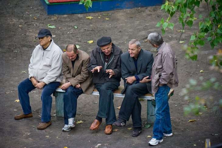 Fotografió una banca durante 10 años