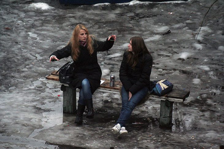 Fotografió una banca durante 10 años