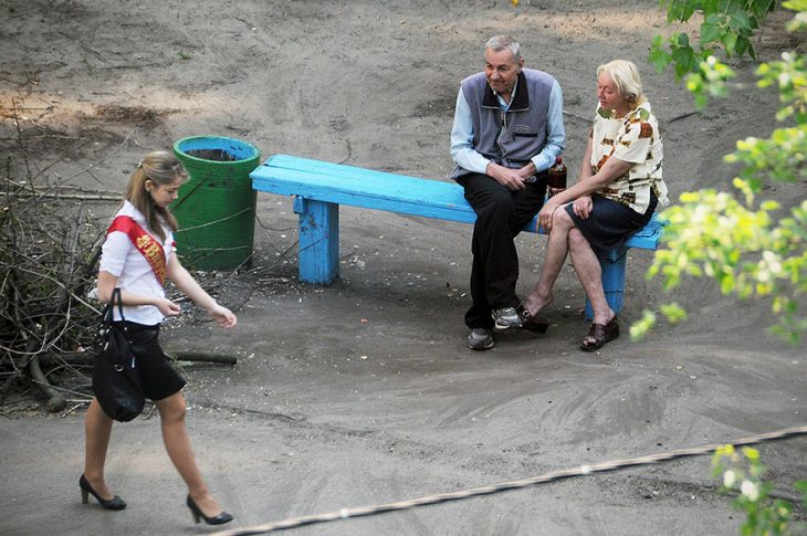 Fotografió una banca durante 10 años