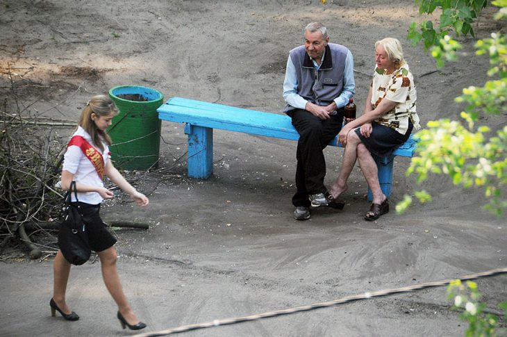 Fotografió una banca durante 10 años