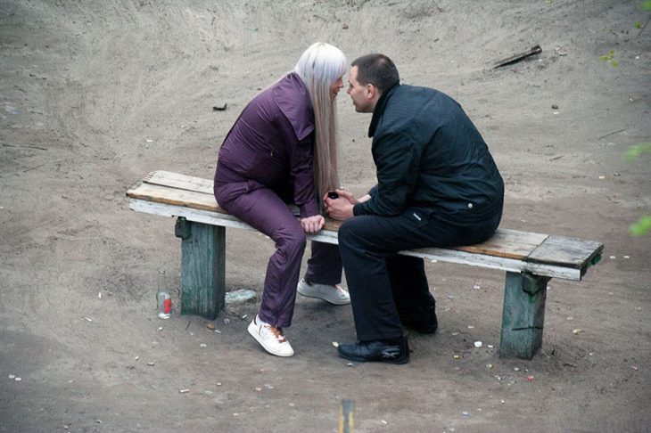 Fotografió una banca durante 10 años