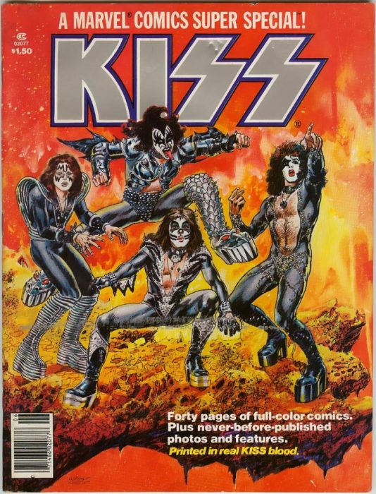 kiss marvel