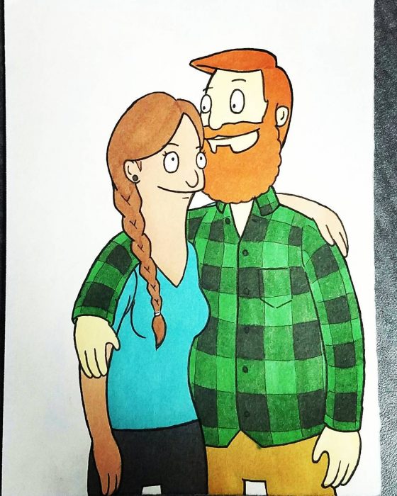 Pareja como Bob's Burger