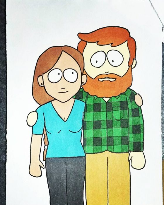 Pareja como South Park