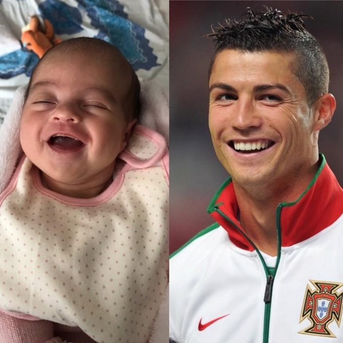 CR7 y su hija