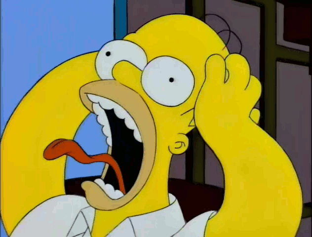 Homero alarmado