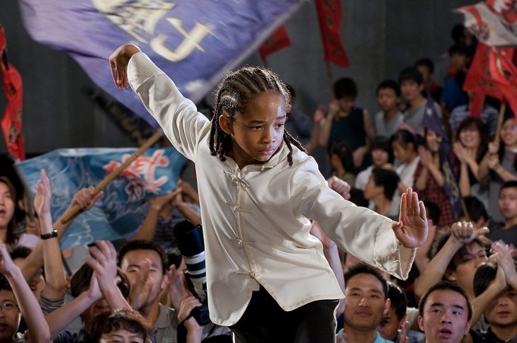 Escena de Karate Kid